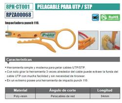 PELACABLE PARA UTP 8PK-CT001
