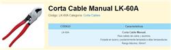 CORTA CABLE ALICATE H/50mm2 LK-60A