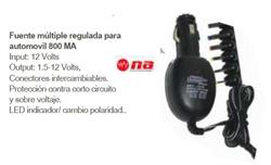 FUENTE MULTIPLE P/AUTO12V 0,8A DV-1570