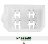 AISLACION 4VIAS P/TERM.LATON Nº 833 (MACHO)Nº 622606
