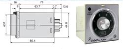 TEMPORIZADOR H3BA 220V 8P 1II+1IT 100H