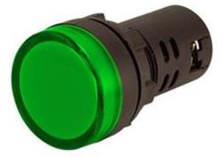 SEÑAL LED VERDE 220V PLAD16-G