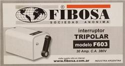 INTERRUPTOR 3X30A F-603 FIBOSA