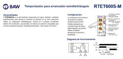 TEMPORIZADOR ESTRELLA TRIANGULO RTET600S-M