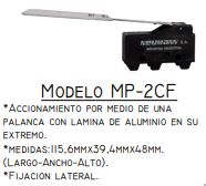 MICROCONTACTO MP-2CF CBN  FLUJO AIRE