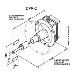 CONTROL DE NIVEL DPR-2  c/PALETA ROTATIVA NEUMANN