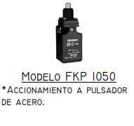 LIMITE DE CARRERA FK-1050 C/PULSADOR ACERO