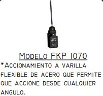 LIMITE DE CARRERA FK-1070 C/PALANCA FLEXIBLE