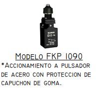 LIMITE DE CARRERA FK-1090 C/PULSADOR ACERO C/GOMA