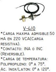 CONTROL NIVEL VERTICAL MINIATURA V-410  LATON