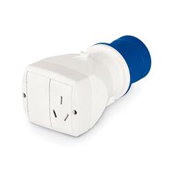 ADAPTADOR ARGENTINO 2X10+TIERRA 220 610.377