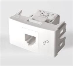 MODULO TELEFONICO  RJ11 BLANCO   KL40321