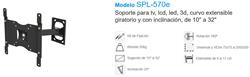 SOPORTE LCD MOVIL 10-32* SPL570E