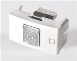 MODULO TOMA COMPUTACION RJ45 CAT 6e BLANCO KS-40339