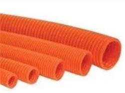 MTS.CAÑO PLASTICO CORRUGADO NARANJA 1 1/2' (24V)