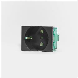 MODULO TOMA SCHUKO    16A GRIS 7917