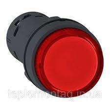 PULSADOR LUMINOSO  ROJO 1NA LED   24V