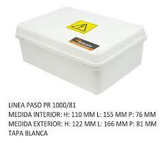 CAJA PVC ESTANCO 166X122X81 PR 1000/81