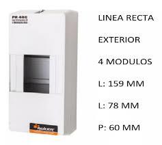 CAJA APLICAR 4 MODULOS S/PUERTA IP20 PR400