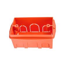 CAJA PVC EMBUTIR 6,5x10,5x5,3 GRIS R2000 ROKER