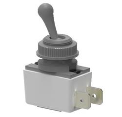 INTERRUPTOR 1X 6A M12 PALANCA PLASTICA CILINDRICA 