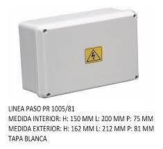 CAJA PVC ESTANCO 212X162X81 PR 1005/81