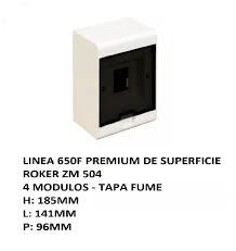 CAJA APLICAR 4 MODULOS P/FUME IP40 ZM504