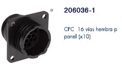 CONECTOR CIRCULAR RECEPTACULO MACHO 16VIAS