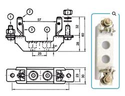 BASE NH-T-00 160A NORMALIZADA