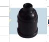 PORTALAMPARA BAKELITA  E27 NEGRO  CONTACTO BRONCE
