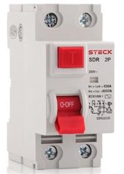 INTERRUPTOR DIFERENCIAL 2x25A 30MA 230V STECK SDR22530