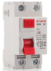 INTERRUPTOR DIFERENCIAL 2P 25A 30MA 230V STECK SDR