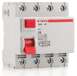INTERRUPTOR DIFERENCIAL 4P 25A 30MA 400V STECK SDR42530