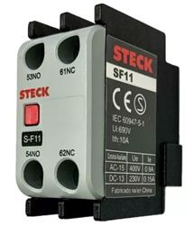 CONTACTO AUX P/CONT SD2 1NA+1NC 2P FRONTAL SF11 STECK