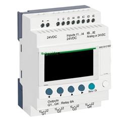 ZELIO LOGIC 8ED/4SR 24VCC C/RELOJ SR2B121BD