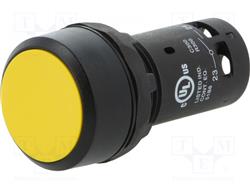 PULSADOR RASANTE  AMARILLO 1NA     CP1