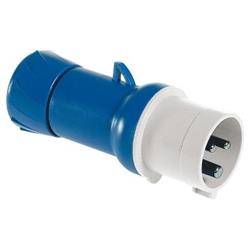 *FICHA 3X32+TIERRA  220V AZUL IP44 PKE32M424