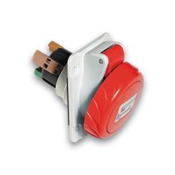 BASE EMBUTIR ANGULADA 3X32+NEUTRO+TIERRA 380V IP67