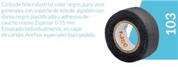 *CINTA DE TELA INDUST.NEGR.USO.GRAL.19MMX 5MTS.