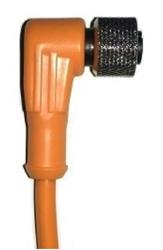 CONECTOR M12 4P HEMBRA  90° C/CABLE 2Mts  E12-4RV2