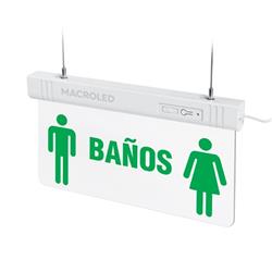 SEÑALIZADOR LED AUTONOMA 1 FAZ BAÑOS