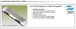 LUZ EMERGENCIA  30 LEDS     AUTONOMO 18HS