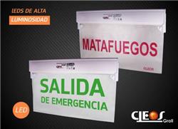 SEÑALIZADOR 5 LED AUTONOMO 1 FAZ SALIDA EMERGENCIA