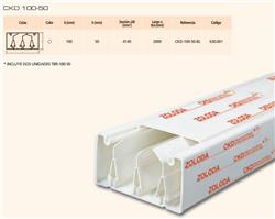 TRAMO CABLECANAL 100X50 BLANCO CKD-100-50-BL