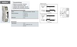 TEMPORIZADOR 642SQ-A 2FUNC.h/60Min 220VCA-24VCACC