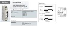 TEMP. 642SQ-A h/60Min RETARDO/INST. 220VCA-24VCACC