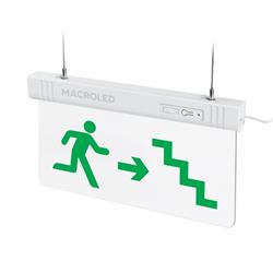 SEÑALIZADOR LED AUTONOMO 1 FAZ HOMBRE- ESCALERA