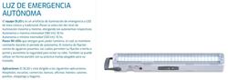 LUZ  EMERGENCIA 90 LEDS  AUTONOMA 15HS  DL-20L