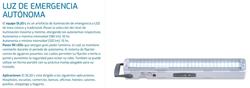 LUZ  EMERGENCIA 90 LEDS  AUTONOMA 15HS  DL-20L