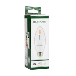 LAMPARA LED VELA  6W CALIDA 2700K  E27 (100)